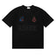 Rhude Gothic Crest Badge Logo Oversized Tee Black