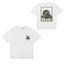 Rhude Mountain Sunset Front Back Graphic Oversized Tee White