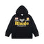 RHUDE Champ-Chenet Trophy Crest Graphic Hoodie Black