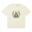 Rhude Laurel Crest Badge Graphic Oversized Tee Cream