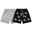 Mixed Emotion Casual Shorts – Rhinestone Gothic Letter Print
