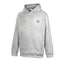 RHUDE Yacht Club Regatta Logo Hoodie Light Heather Grey