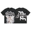 Mixed Emotion Black Tee – Worn Cupid Rhinestone Emotion Print
