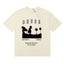 Rhude Vintage Palm Silhouette Graphic Crew Neck Casual T‑Shirt