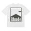 **Rhude** Men Large Back Graphic Boxy Fit Streetwear Tee