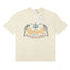 Rhude Cannes Sardines Fish Retro Nautical Cream Oversized T‑Shirt