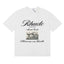 Rhude Monte Carlo Heaven On Earth Vintage Photo Print White Oversized T‑Shirt