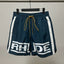 Rhude Side Stripe Big Logo Nylon Shorts