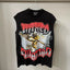 Mixed Emotion Black Tank Top – Studded Mixed Emotion Angel Print