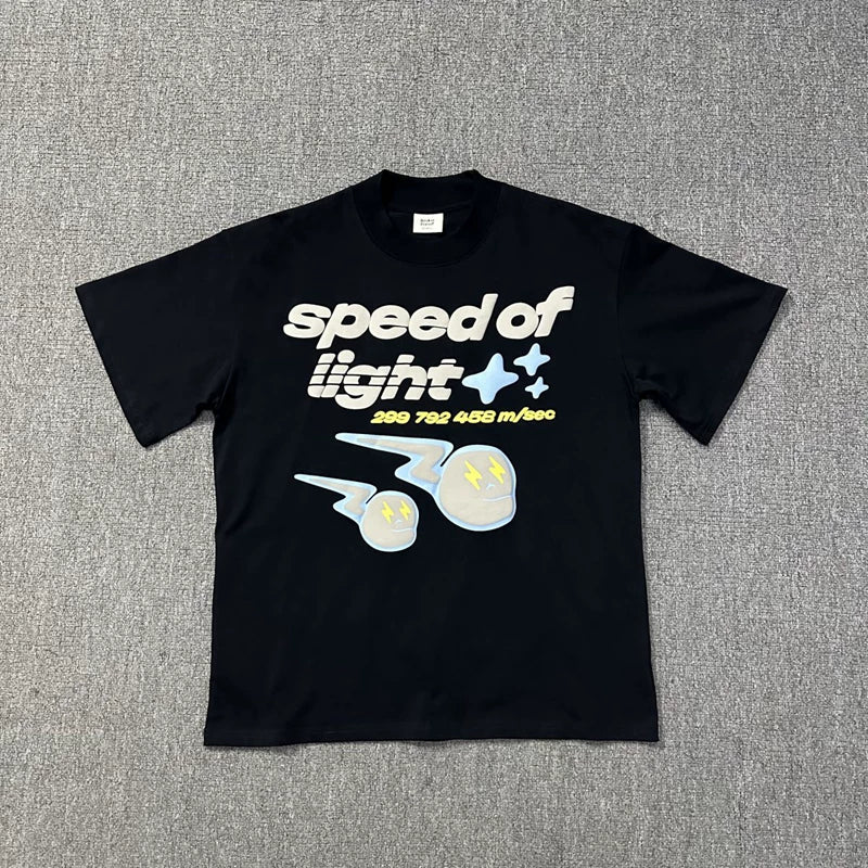 Broken Planet Speed Of Light Graphic T-Shirt - Black