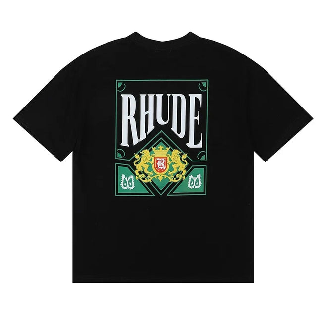 Rhude Crest Logo Back Print Oversized Tee Hover Image