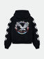 RHUDE Eagle Circle Logo Hoodie Black