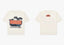 **Rhude Black Hills Derby Eagle Graphic Dual‑Sided Oversized T‑Shirt Off‑White