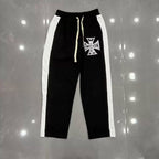 Mixed Emotion Cross Graphic Half‑Zip Sweatshirt & Sweatpants Set