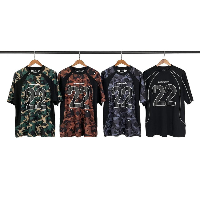 Broken Planet "22" Retro Football Jersey - 4 Colors Available Hover Image