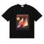 Rhude French Riviera Sailboat Retro Summer Black Oversized T‑Shirt
