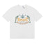 Rhude Cannes Sardines Fish Retro Nautical White Oversized T‑Shirt